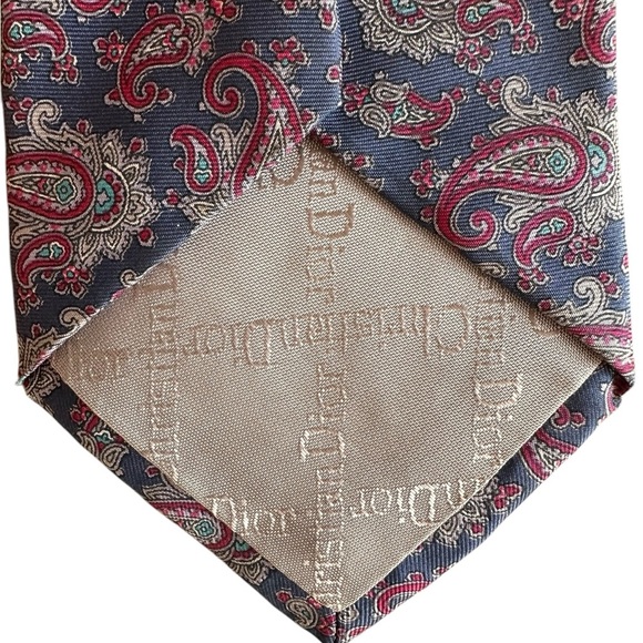 Christian Dior All Silk Neck Tie - Picture 1 of 15